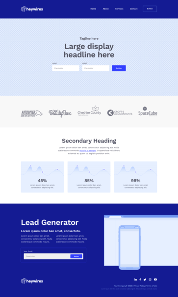 Landing Page Alternative